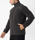 Crozwise Siyah Erkek Tam Fermuarlı Polar Sweat - 2