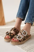 Tyna Süet Leopar Taşlı Kadın Terlik thumbnail 7
