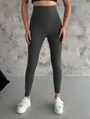 Kadın Yüksel Bel Korse Detay Toparlayıcı Tayt thumbnail 1