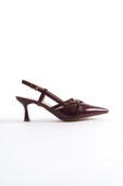 Perla Kadın Bordo Rugan Topuklu Ayakkabı thumbnail 1