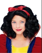 Pamuk Prenses Peruğu Kırmızı Fiyonklu thumbnail 1