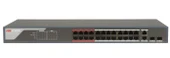 Hikvision DS-3E1326P-EI 24 Port PoE 2 Port Uplink 2 Port SFP Yönetilebilir 370W PoE Switch thumbnail 3