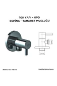GPD Tms70 Espina Taharet Musluğu - 2