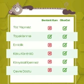 Olivacat Zeytin Çekirdeğinden Üretilen Doğal Tozsuz Kedi Kumu 7L x 2 Adet thumbnail 4