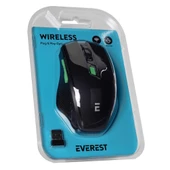 EVEREST SMW-777 KABLOSUZ OPTİK MOUSE 2,4G thumbnail 4