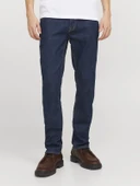 JACK JONES Glenn Model Erkek Dar Kesim Kot Pantolon 12259062 thumbnail 3