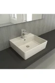 Milano 50 Cm Çanak Lavabo Batarya Delikli Parlak Bisküvi 1216-014-0126 - 2