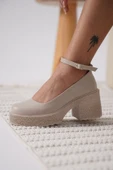 Marla Kadın Bej Bilekten Baretli Günlük Ayakkabı thumbnail 3