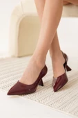 Seraphine Kadın Bordo Rugan Topuklu Ayakkabı thumbnail 3