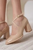 Cali Nude Rugan Kadın Topuklu Ayakkabı thumbnail 3