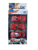 3'lü Metal Araba Seti (İtfaiye, Polis, İnşaat) thumbnail 1