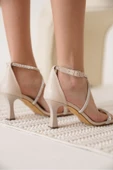 Cressida Bej Kadın Topuklu Sandalet - 10