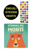 EMOJİLİ  STİCKER HEDİYE  - OKUL ÖNCESİ RESİMLİ KİTAPLAR  - UTANGAÇ AYI MONTİ thumbnail 1