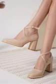 Cali Nude Rugan Kadın Topuklu Ayakkabı thumbnail 7