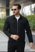 Classics Men Slim Fit Erkek Fermuarlı Mevsimlik Ceket - 7423 - 6