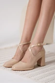 Cali Nude Rugan Kadın Topuklu Ayakkabı thumbnail 1