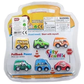 6'Lı Çanta Paket Mini Çek Bırak Araba Seti - 2