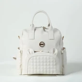 M&y Kitty Deri Anne Bebek Bakım Sırt Çantası 7271 Krem thumbnail 1