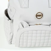 M&y Kitty Deri Anne Bebek Bakım Sırt Çantası 7271 Gri thumbnail 6