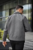 Claassics Men Erkek Oversize Kısa Kaşe Kaban Ceket - 7435 - 4