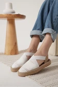 Rosa Kadın Beyaz Espadril Ayakkabı thumbnail 12