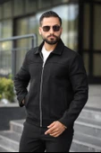 Claassics Men Erkek Oversize Kısa Kaşe Kaban Ceket - 7435 - 7