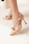 Wines Kadın Nude Topuklu Ayakkabı thumbnail 10