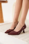 Seraphine Kadın Bordo Rugan Topuklu Ayakkabı thumbnail 12