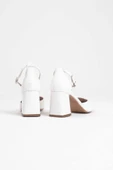 Doren Beyaz Cilt Kadın Topuklu Ayakkabı thumbnail 3