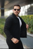 Classics Men Slim Fit Erkek Fermuarlı Mevsimlik Ceket - 7423 - 7