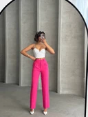 Palazzo fuşya pantolon - 3