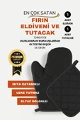 Yanmaz Fırın Eldiveni Ve Fırın Tutacağı (1 ELDİVEN 1 TUTACAK) - 8