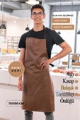 Suni Deri Su Geçirmez Bulaşıkçı Önlüğü Aşçı Önlüğü Kasap Önlüğü Temizlikçi Önlüğü thumbnail 8