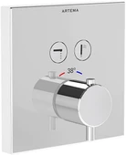 Artema Aquacontrol Square Ankastre Termostatik Duş Seti A49294 - 6