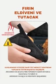 Yanmaz Fırın Eldiveni Ve Fırın Tutacağı (1 ELDİVEN 1 TUTACAK) - 10