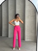 Palazzo fuşya pantolon - 4