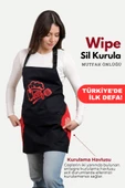 Wipe Sil Kurula Sıvı Geçirmez Su Geçirmez Mutfak Önlüğü - 1