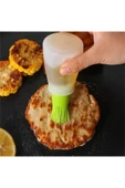 1 Adet Pratik Mini Yağlık Mini Hazneli Yağlık Yağ Sos Ve Yumurta Fırçası Silikon Fırçalı Yağdanlık - 5