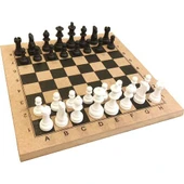BEMİ SATRANÇ GOLD OYUNU DOĞAL AHŞAP thumbnail 2