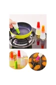 1 Adet Pratik Mini Yağlık Mini Hazneli Yağlık Yağ Sos Ve Yumurta Fırçası Silikon Fırçalı Yağdanlık - 6