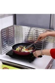 1 Adet Ocak Yağ Koruyucu Alüminyum Folyo Yanma Ve Leke Önleyici Katlanır Yıkanabilir Folyo 32*5*84 - 9