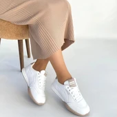 BİÇOMİ Tawen Beyaz Cilt Bağcıklı Spor Ayakkabı thumbnail 4