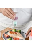 1 Adet Pratik Mini Yağlık Mini Hazneli Yağlık Yağ Sos Ve Yumurta Fırçası Silikon Fırçalı Yağdanlık - 4