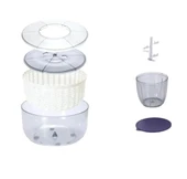 Technow Vip Ahmet VP-907 900 ml Chef Rondo & 6 Litre Salata Kurutucu thumbnail 5