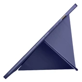 Samsung Galaxy Tab S10 FE Plus SM-X620 13.1 İnç Uyumlu Katlanabilir Kalemlikli Standlı Akıllı Kılıf  Lacivert thumbnail 5