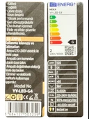 (2 Adet) Heka 2W (14W) 3000K (Sarı Işık) G4 Duylu Dim Edilebilir Led Kapsül Ampul thumbnail 4