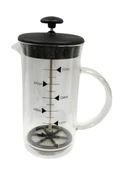 Ahşap Kapaklı French Press 350 ML Bitki Çay Demleme Kupası Çift Kapaklı Ahşap ve Plastik Kapak - 5