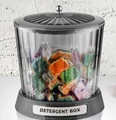 Lucca Medium Organizer Akrilik Lüx Patates Soğan & Deterjan Saklama Kabı Kapaklı 20x23 Cm - 4