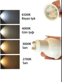 (4 Adet) Cata 8W (50W) 3000K (Sarı Işık) GU10 Duylu Led Spot Ampul thumbnail 5