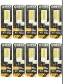 (10 Adet) Heka 5W (35W) 3000K (Sarı Işık) G4 Duylu Dim Edilebilir Led Kapsül Ampul thumbnail 1